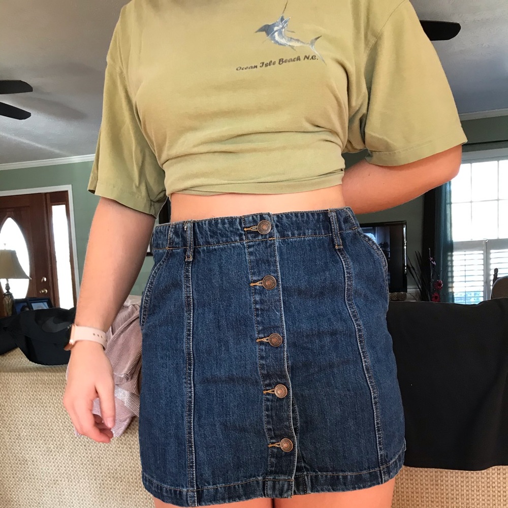 Forever 21 Denim Mini Skirt